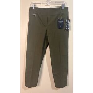 Zac Rachel The Ultimate Fit Olive Green Pull On Dress Pants Petite Size 10 NWT